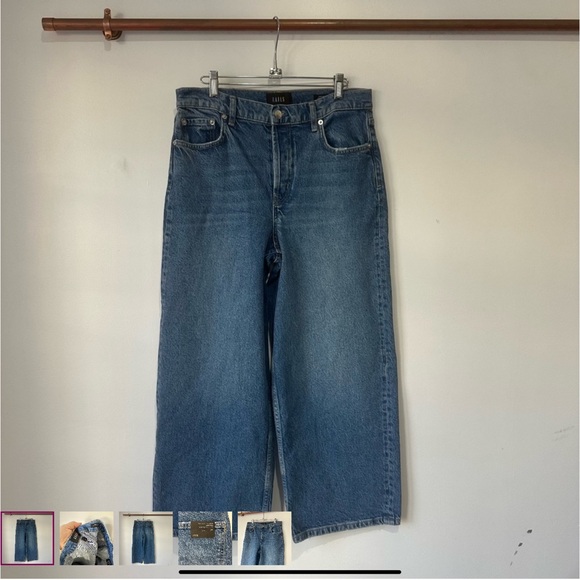 NWT Rails Getty High Rise Cropped Wide Leg Jeans - Picture 5 of 5